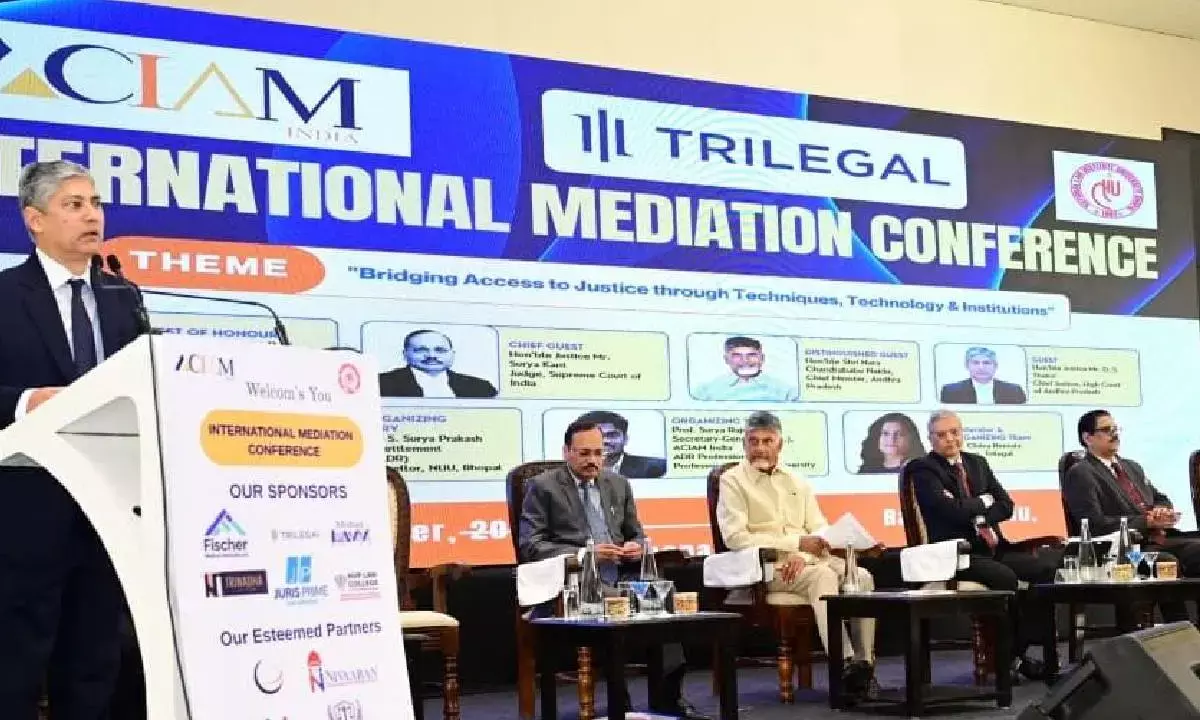 AP CM Naidu hints at setting up arbitration, mediation centre in Vizag