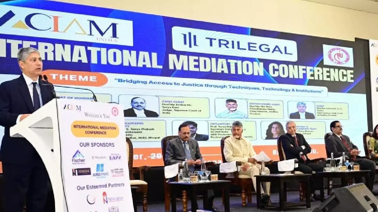 AP CM Naidu hints at setting up arbitration, mediation centre in Vizag
