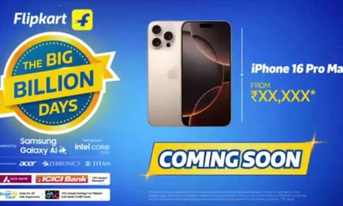 Flipkart Big Billion Days Sale to Start September 23: iPhone 16 Pro Max May Drop Below ₹1 Lakh
