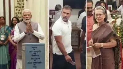 Vice President Election 2025 Live: PM Modi, Rahul Gandhi Cast Votes | NDA vs INDIA Face-Off