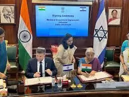India and Israel Ink New Treaty to Boost Trade and Investments India and Israel Ink New Treaty to Boost Trade and Investments