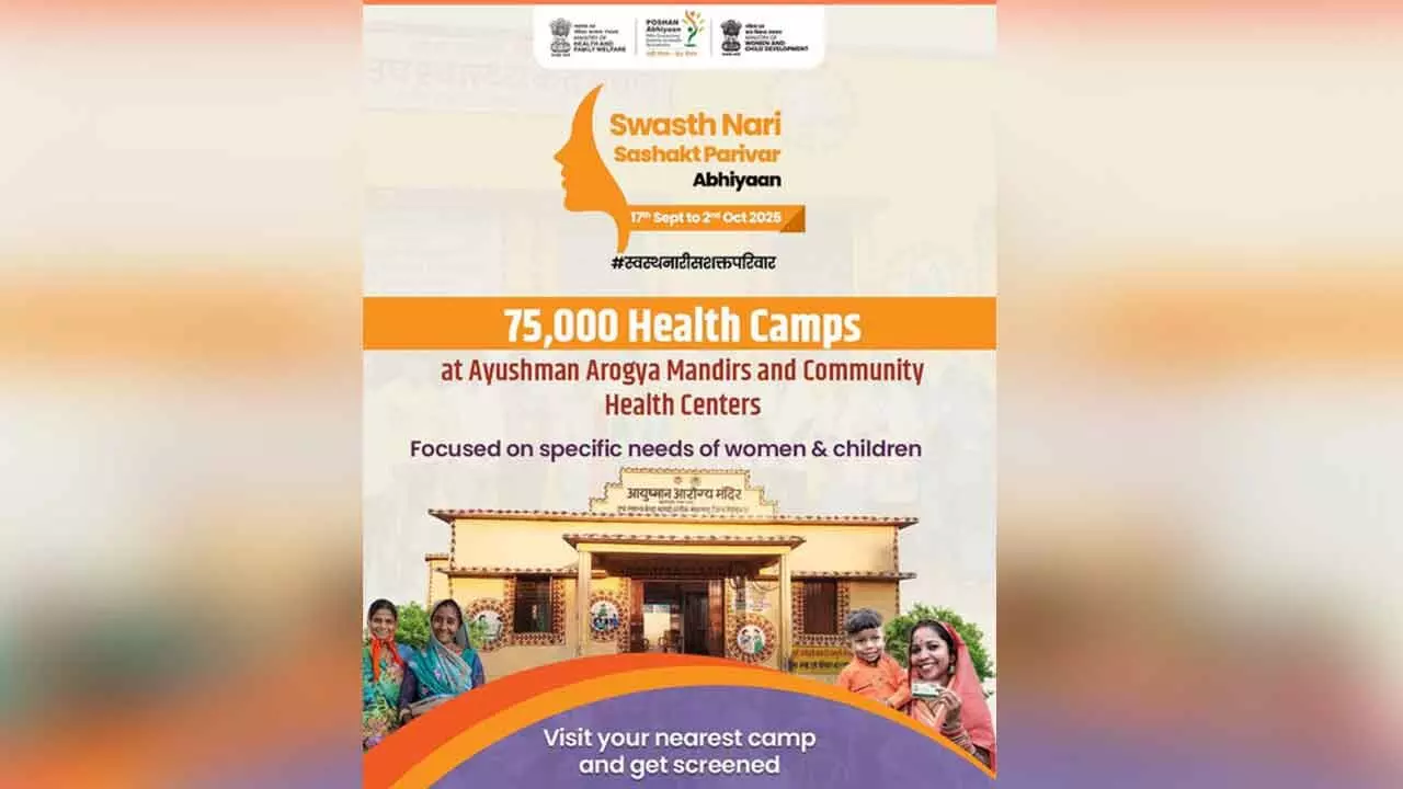75,000 health camps to focus on maternal, child health across India 75,000 health camps to focus on maternal, child health across India