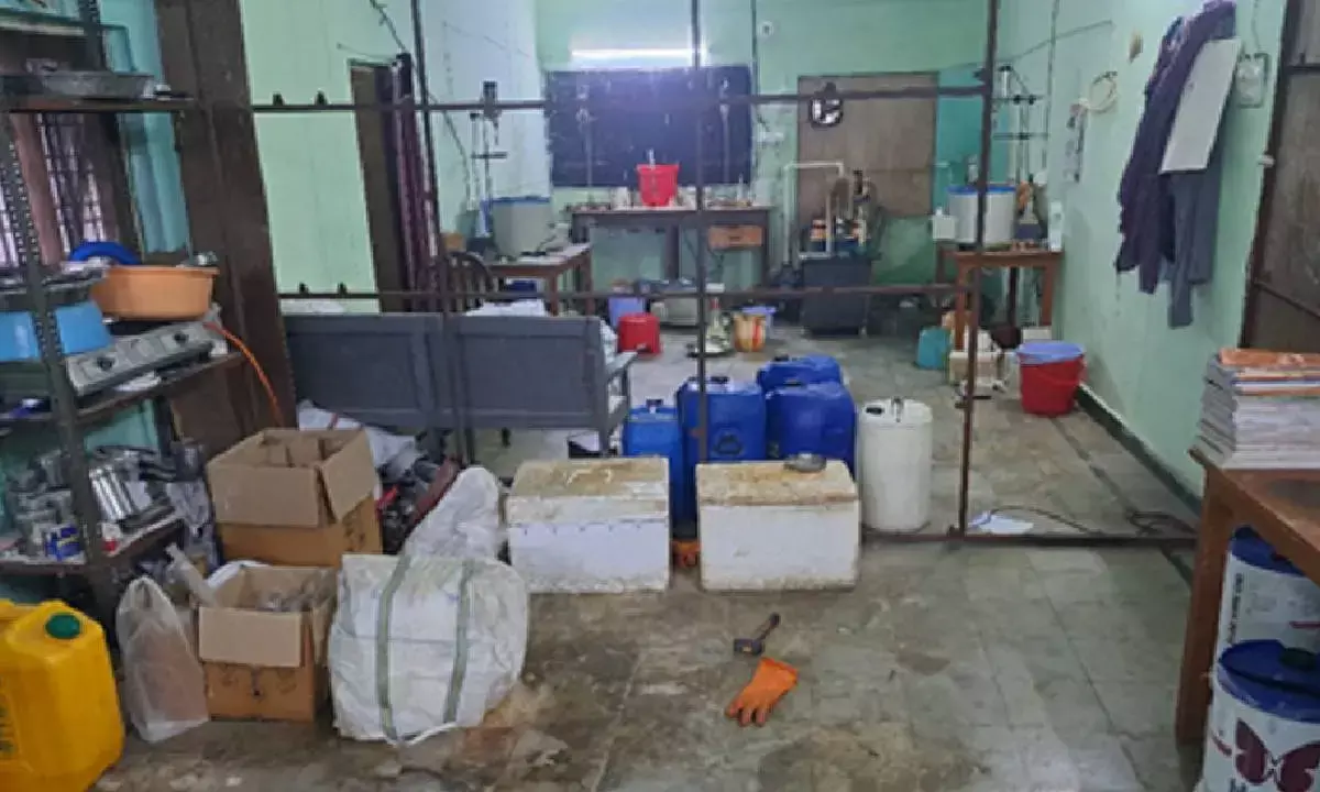 Hyderabad school turned into drug unit, probe underway