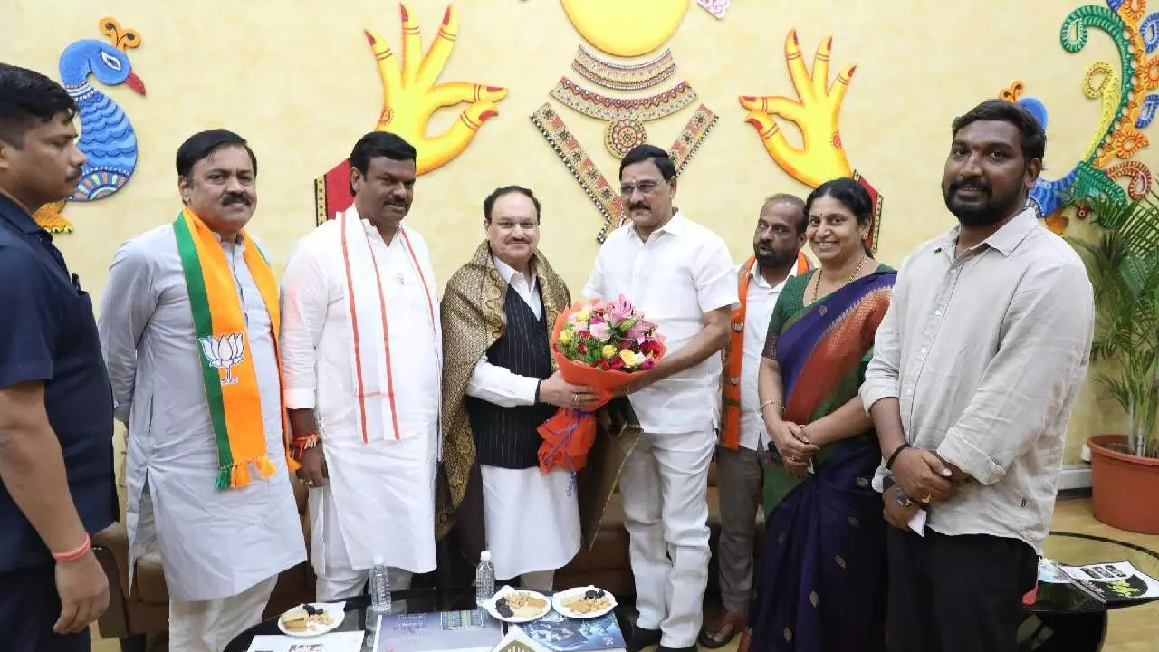 Naddas jibe at YSRCP for nepotism, praises double engine ki sarkar Naddas jibe at YSRCP for nepotism, praises double engine ki sarkar