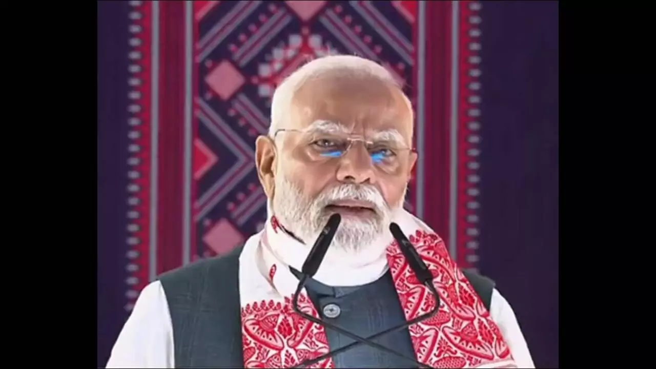 Cong sheltered infiltrators, disturbed demography in Assam: PM Modi Cong sheltered infiltrators, disturbed demography in Assam: PM Modi