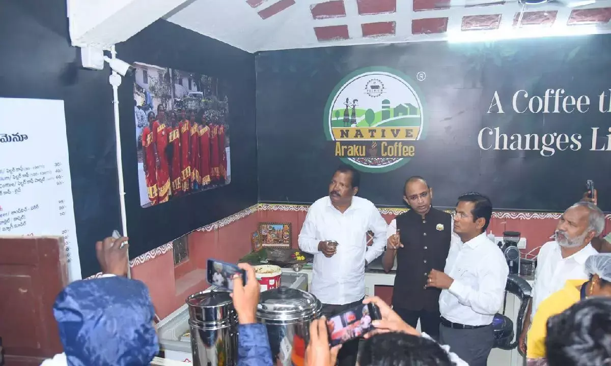 Native Araku Coffee outlet opened at Araku