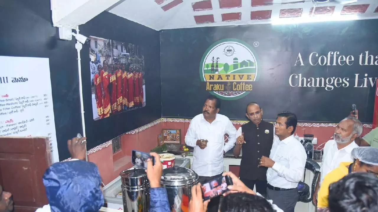 Native Araku Coffee outlet opened at Araku