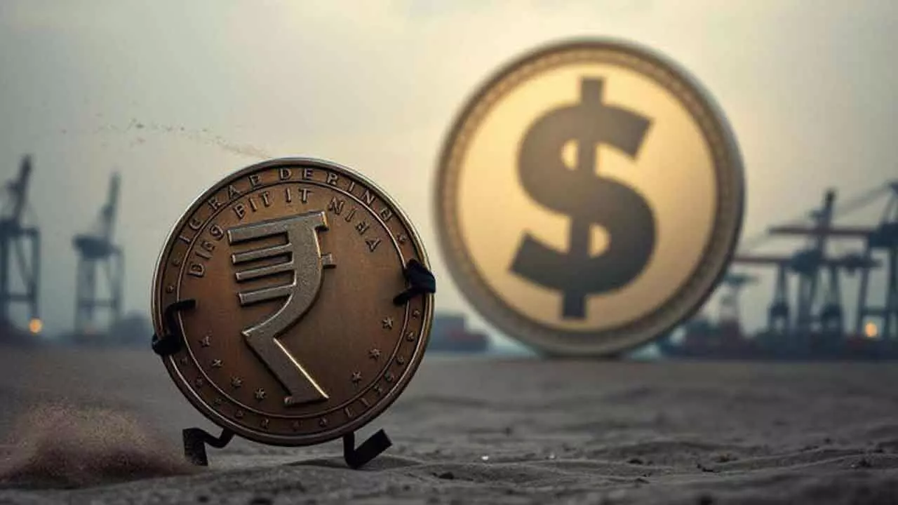 Rupee falls 28ps to 88.13/$ Rupee falls 28ps to 88.13/$