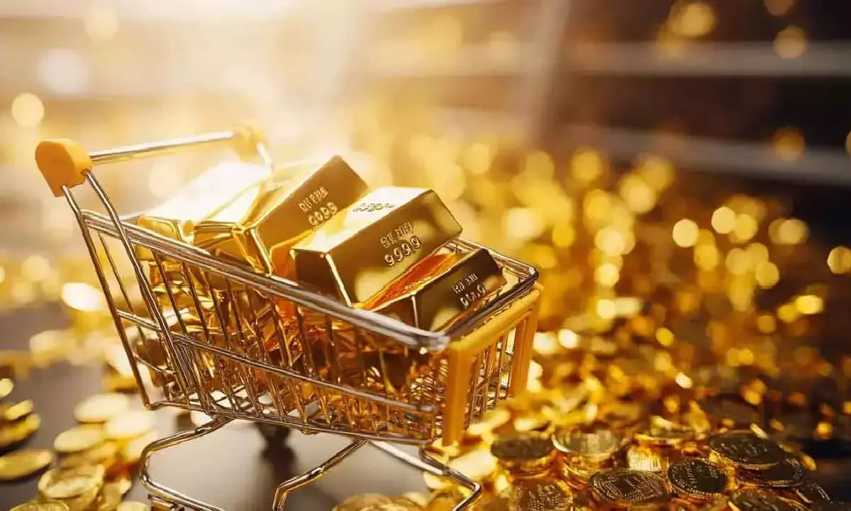 Gold at all-time high of `1.3 lakh/10gm