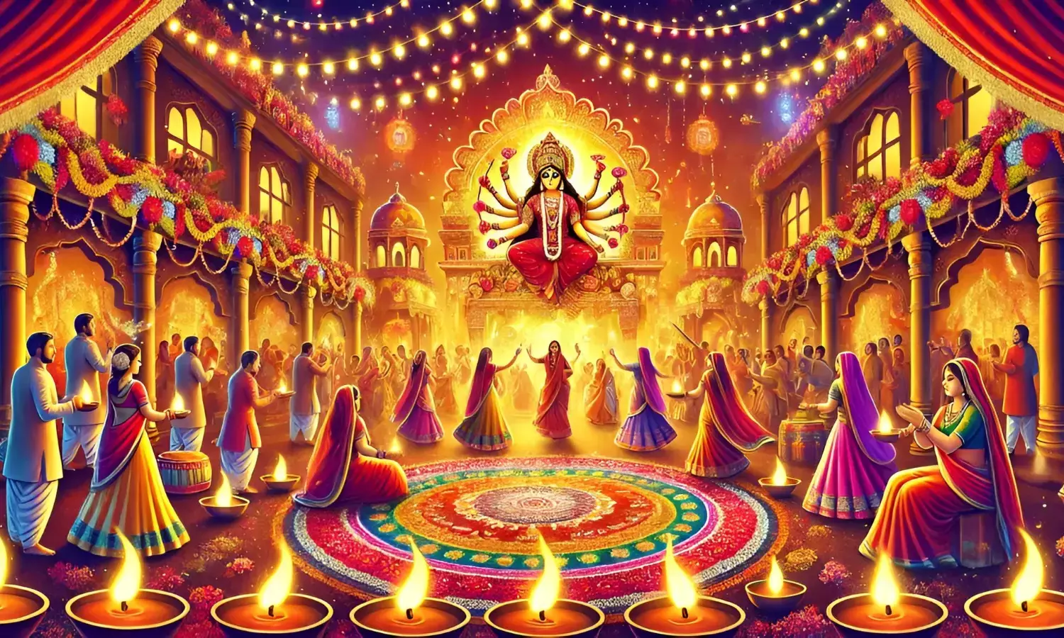 Happy Navratri 2025: 50+ Wishes, Messages, Images, and Status Updates to Share with Loved Ones