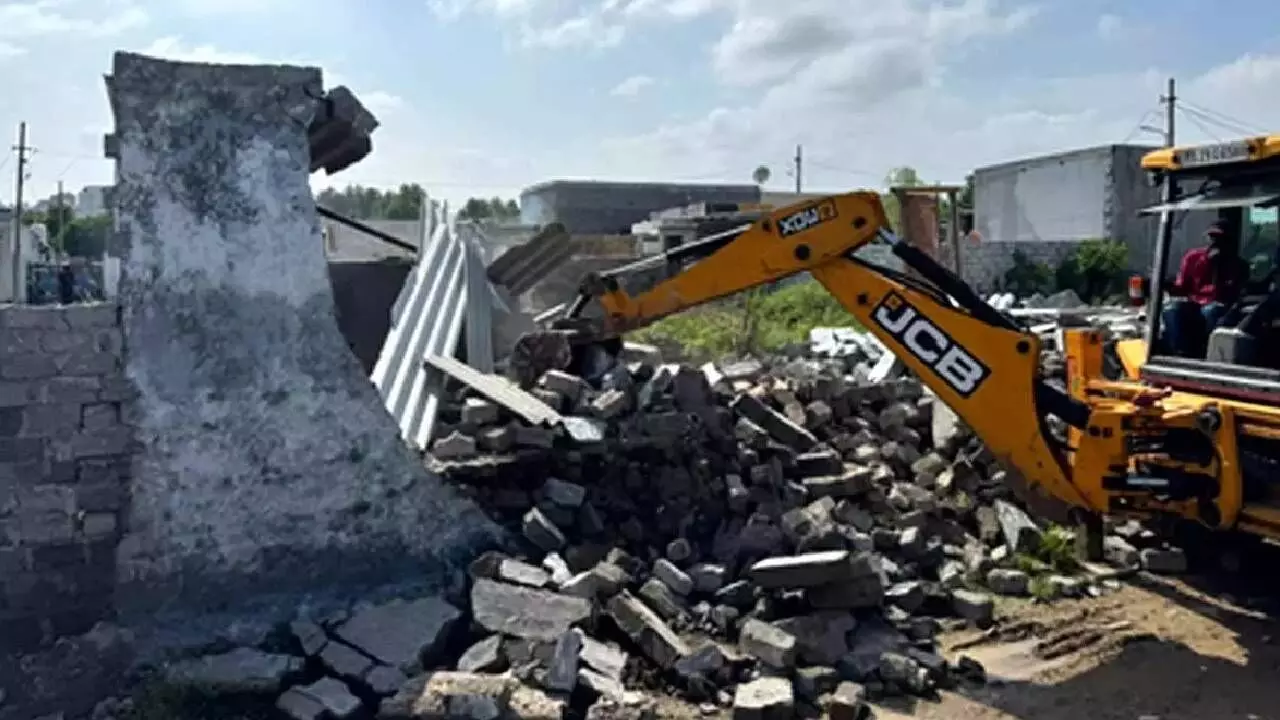 HYDRAA launches demolition drive in Gajularamaram to tackle encroachments HYDRAA launches demolition drive in Gajularamaram to tackle encroachments
