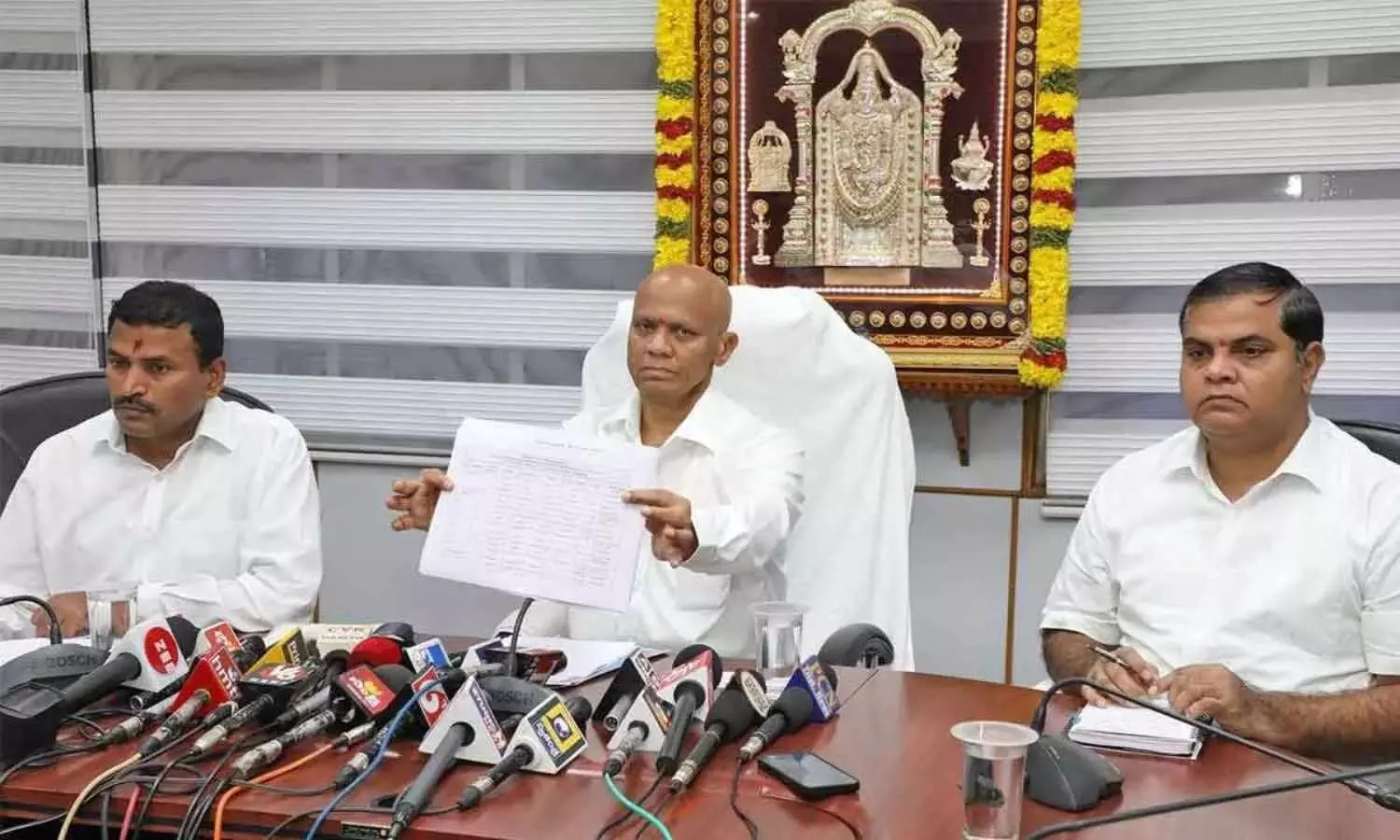 YSRCP denies charges on diversion of Srivani Trust funds