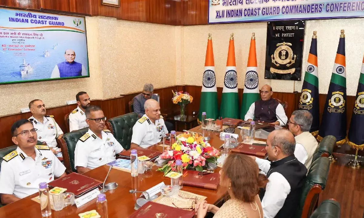 Rajnath Singh hails Coast Guard as true force multiplier