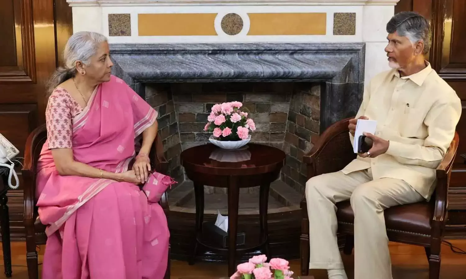 Naidu meets FinMin Nirmala, seeks funds under Purvodaya scheme for AP