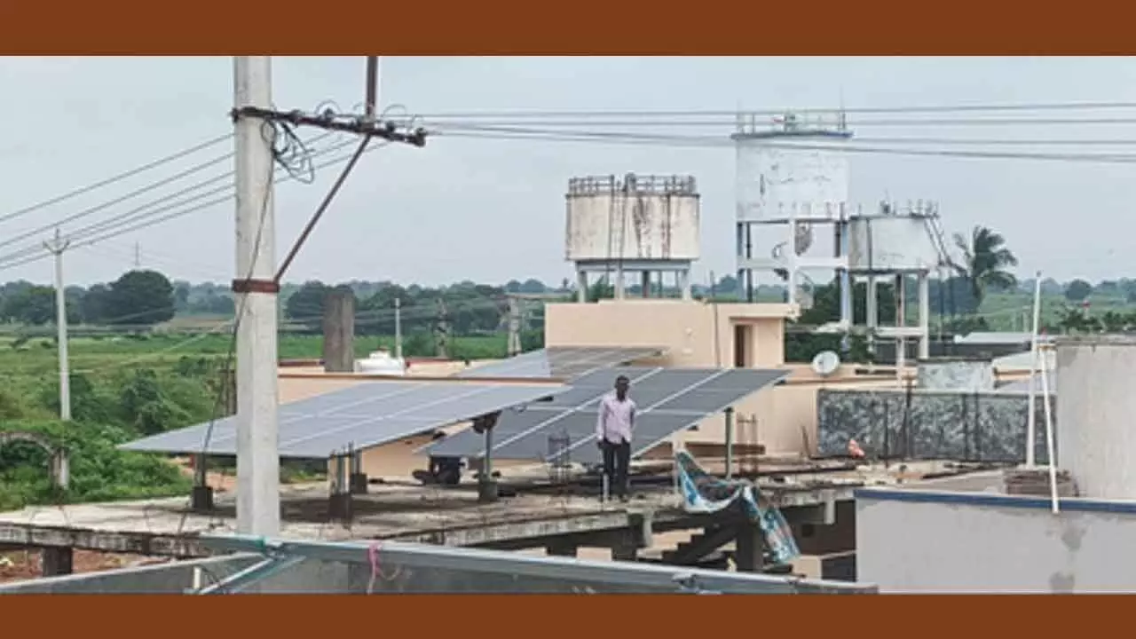 Telangana CMs native village becomes 100 per cent solar powered
