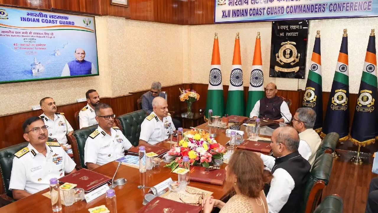 Rajnath Singh hails Coast Guard as true force multiplier