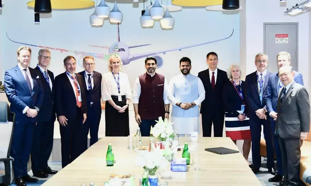 Lokesh meets Airbus board
