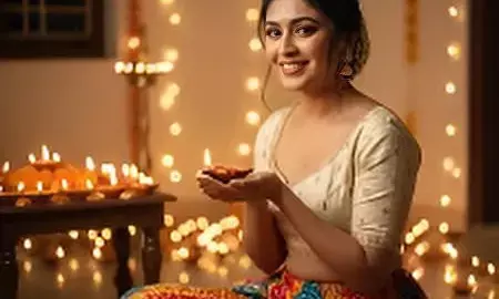 20 Google Gemini AI Viral Diwali Photo Editing Prompts for Girls – Create Stunning Retro 4K Portraits