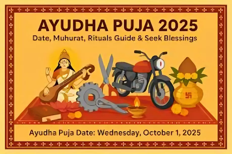 Ayudha Puja 2025: Date, Shastra Puja Muhurat, Rituals, History and Significance
