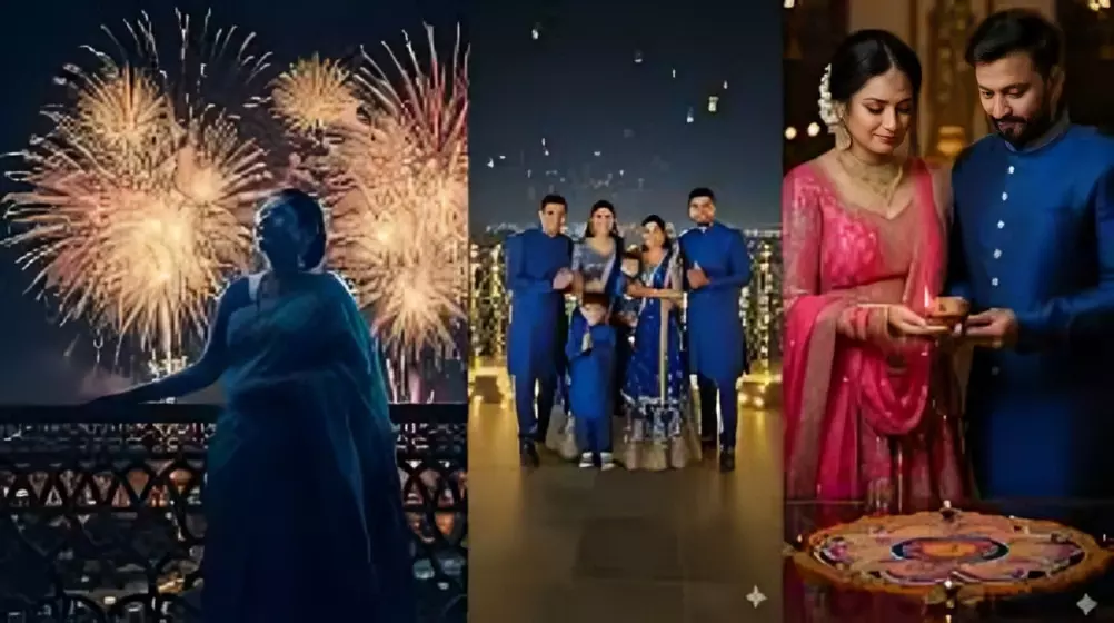 20 Viral Google Gemini AI Diwali Prompts for Girls: Retro 4K Professional Festival Portraits