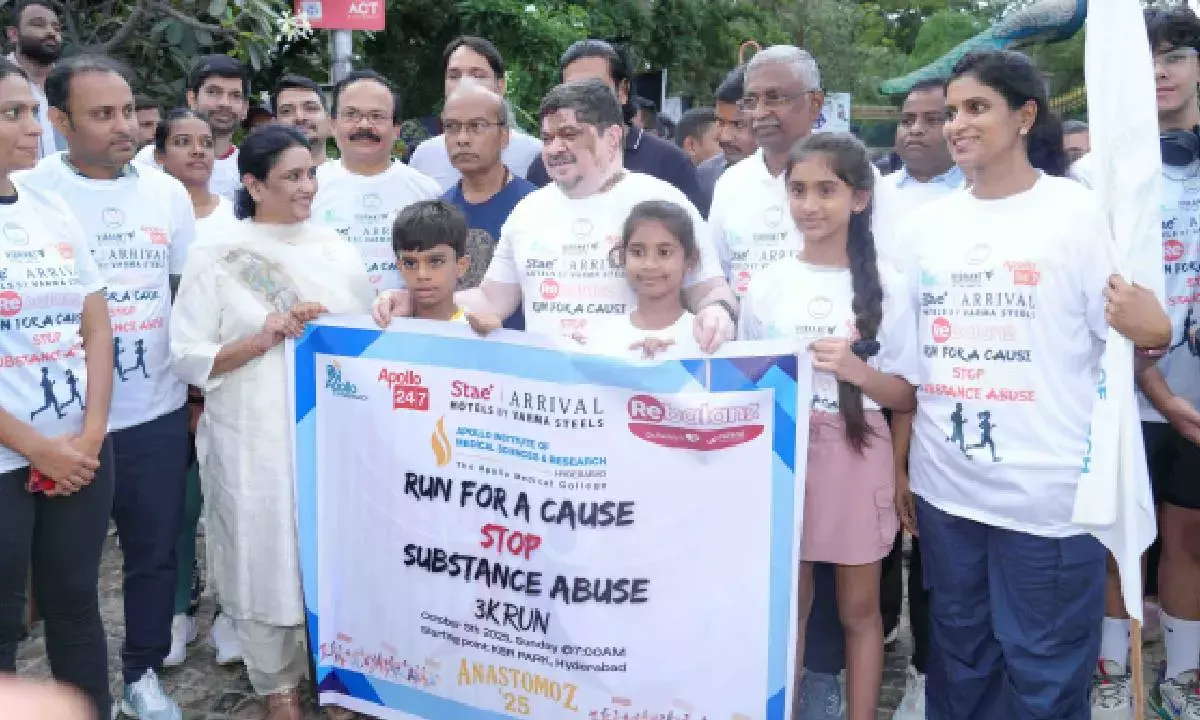 Over 400 medical students participated in the ‘STOP SUBSTANCE ABUSE’ Run