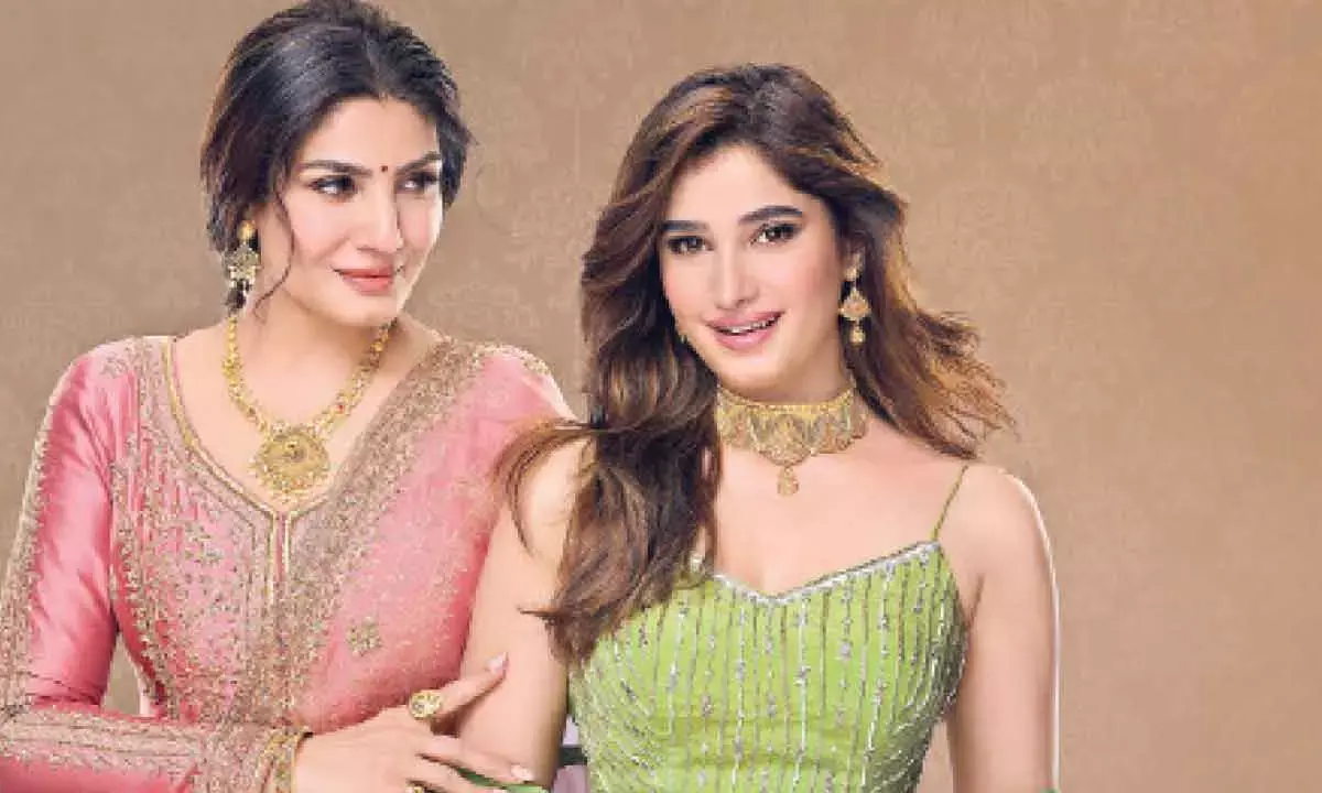 Reliance Jewels ropes in Raveena and Rasha