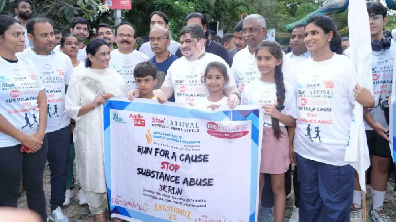 Over 400 medical students participated in the ‘STOP SUBSTANCE ABUSE’ Run