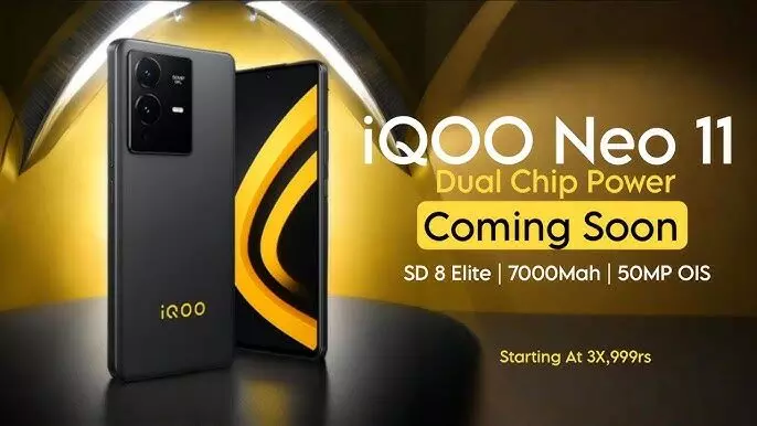 iQOO Neo 11 Leaks: Snapdragon 8 Elite Gen 5, 2K OLED Display, 7,500mAh Battery & More