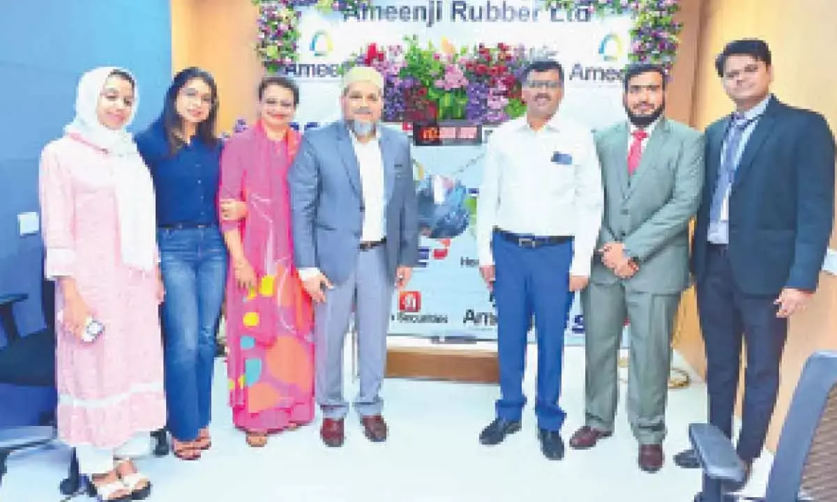 Ameenji Rubber debuts on BSE SME Exchange