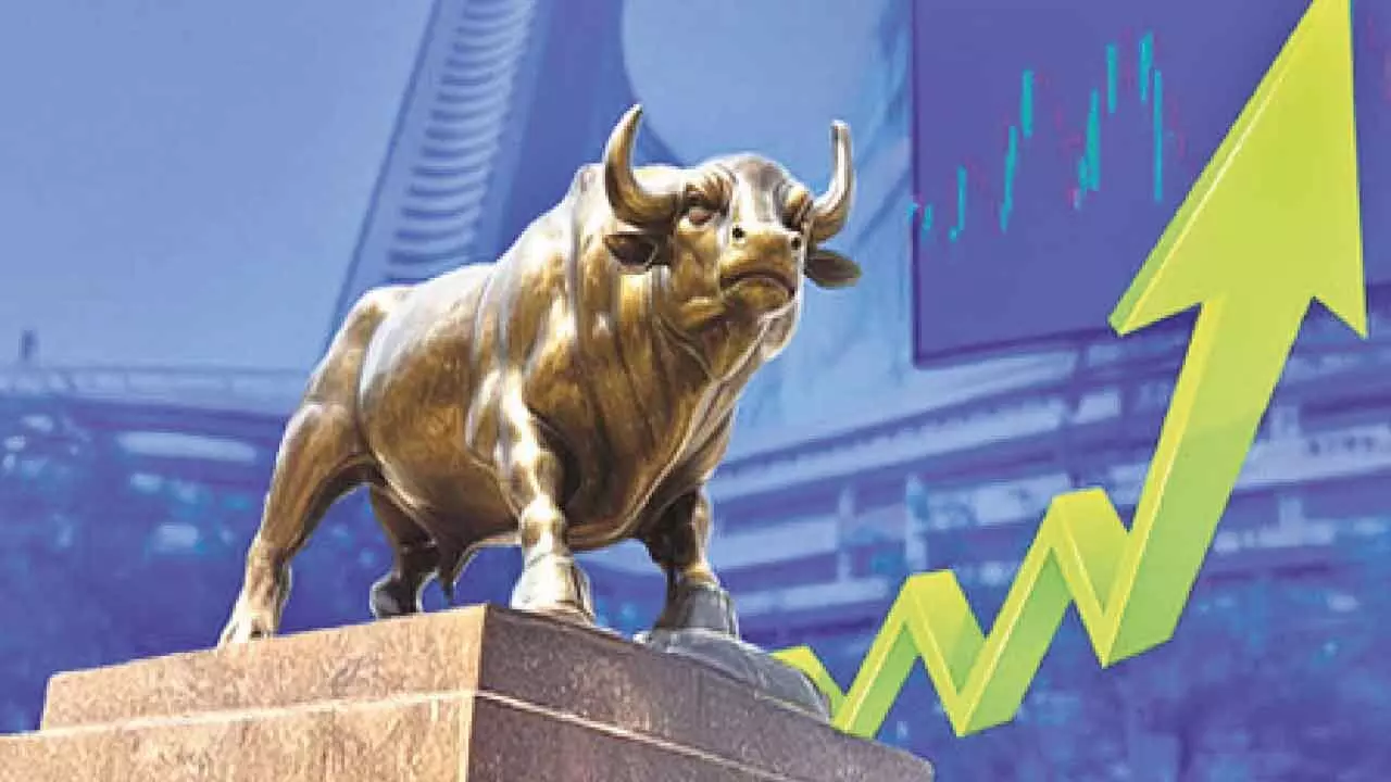 Indices climb for 4th session; bank stocks, DIIs fuel rally