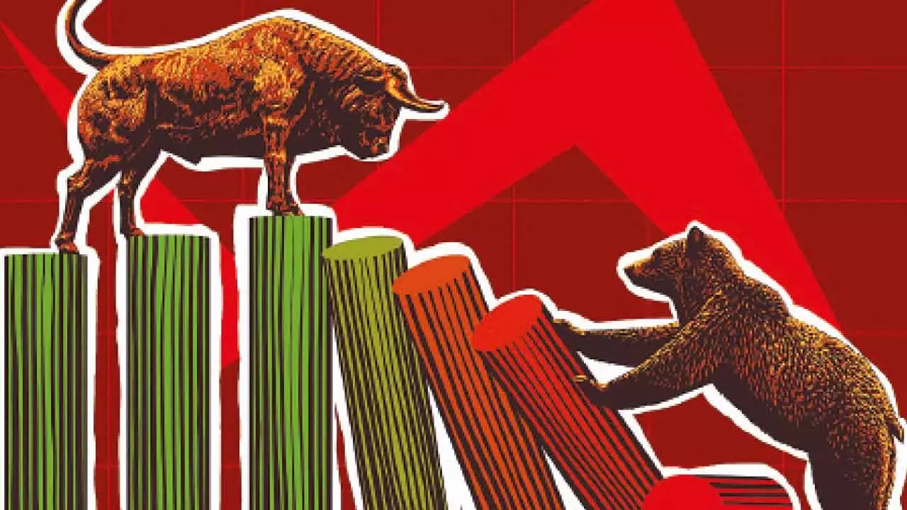 Benchmarks snap 4-day winning streak on selling in blue-chip scrips Benchmarks snap 4-day winning streak on selling in blue-chip scrips