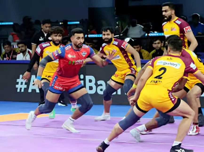 Telugu Titans Secure Fifth Consecutive Win in Pro Kabaddi League 2025 Telugu Titans Secure Fifth Consecutive Win in Pro Kabaddi League 2025