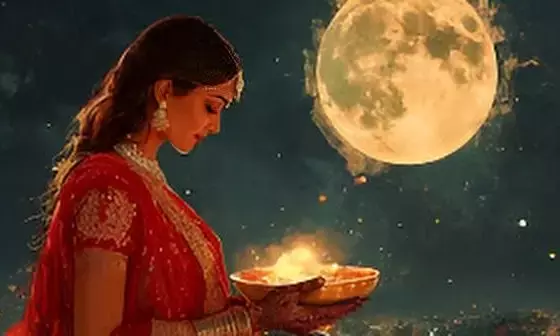 Happy Karwa Chauth 2025: 40+ Wishes, Messages, Quotes, Images & Greeting Cards to Share on WhatsApp
