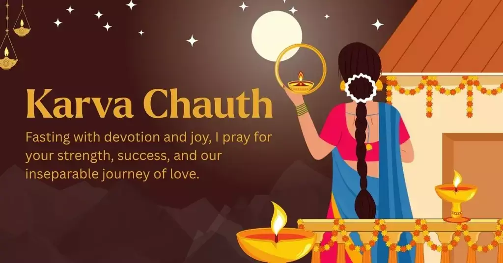 Happy Karwa Chauth 2025: 50+ Heartfelt Wishes, Messages, and Statuses to Celebrate Love and Togetherness Happy Karwa Chauth 2025: 50+ Heartfelt Wishes, Messages, and Statuses to Celebrate Love and Togetherness