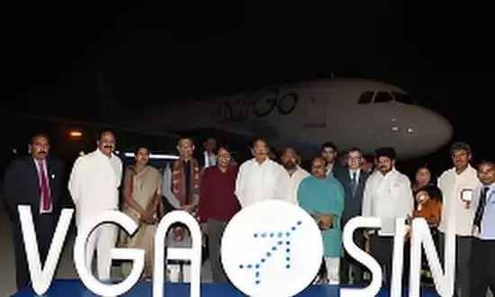 Vijayawada–Singapore Direct Flight Service to Begin from November 15