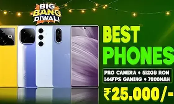 Diwali 2025: Top 5 Smartphones Under ₹25,000 Worth Buying This Festive Season