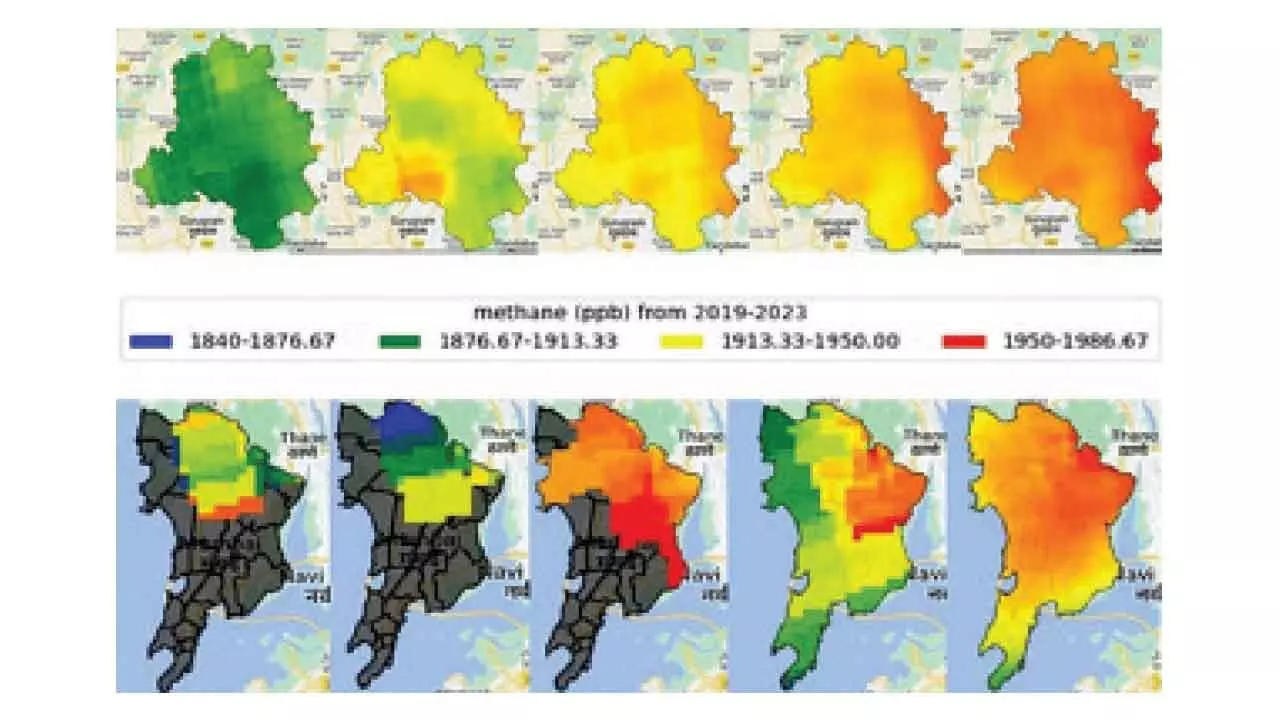 IIT Bombay study shows carbon dioxide, methane levels rising in Delhi, Mumbai IIT Bombay study shows carbon dioxide, methane levels rising in Delhi, Mumbai