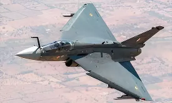 First Tejas Mk1A Fighter Aircraft Rolls Out from HAL Nashik, Receives Water Cannon Salute