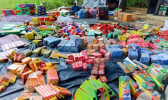 Illegal Firecrackers and Crude Bombs Worth Lakhs Seized in Mathura Ahead of Diwali