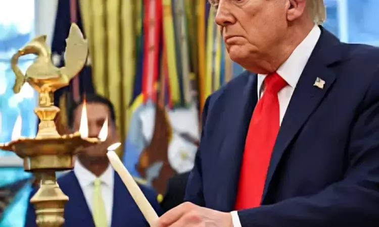 Donald Trump Celebrates Diwali at White House, Speaks with PM Modi on Trade and Peace with Pakistan