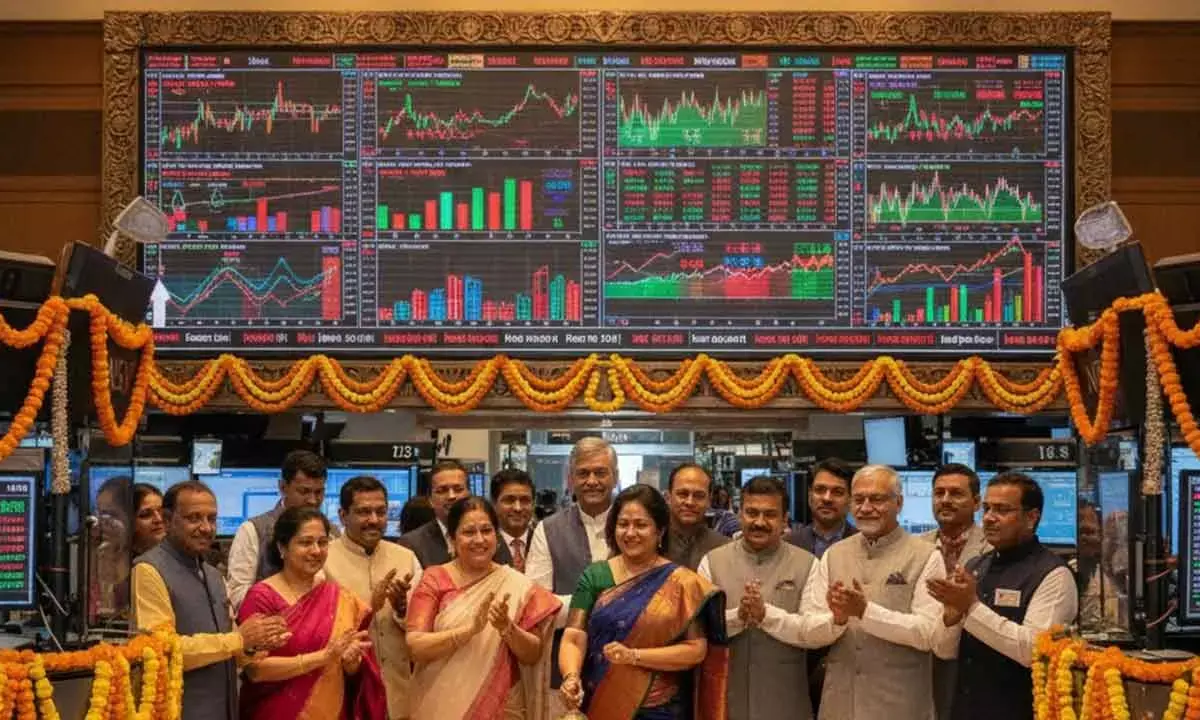 For the first time Muhurat trading was conducted in afternoon