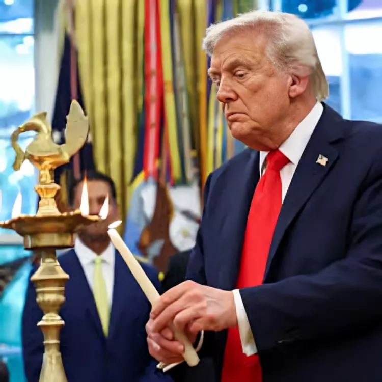 Donald Trump Celebrates Diwali at White House, Speaks with PM Modi on Trade and Peace with Pakistan