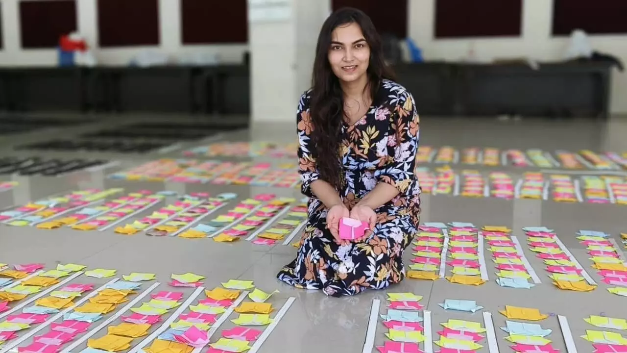 Gitam alumna Shivali sets record with 21 Guinness titles Gitam alumna Shivali sets record with 21 Guinness titles
