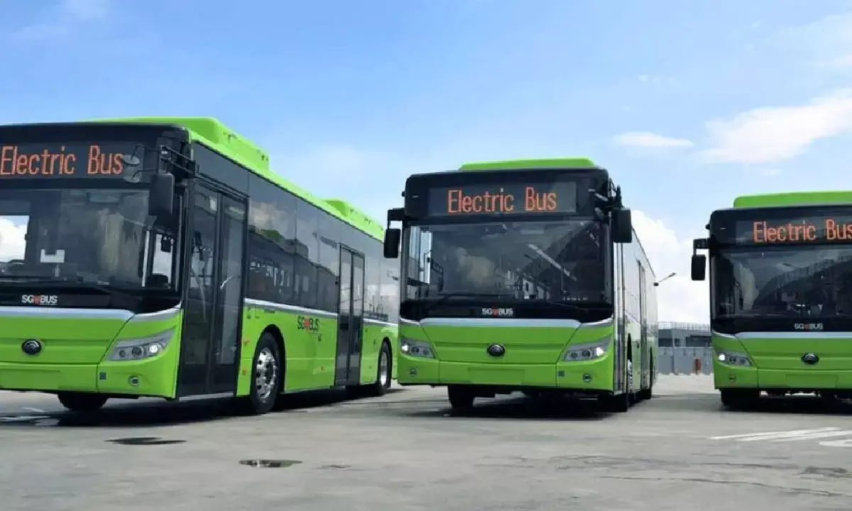 AP CM Naidu keen on 100% electrification of RTC buses