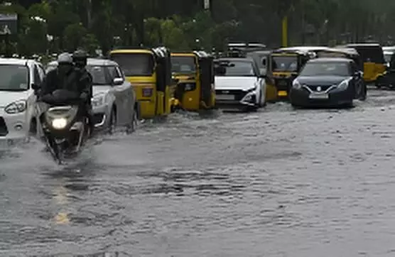 Heavy Rain to Lash Tamil Nadu and Chennai; Low-Pressure System May Weaken, Cyclone Risk Low Heavy Rain to Lash Tamil Nadu and Chennai; Low-Pressure System May Weaken, Cyclone Risk Low