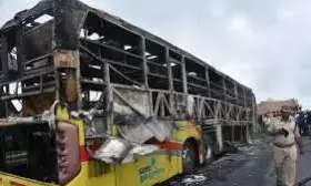 Kurnool Bus Fire LIVE Updates: 25 Dead After Bengaluru-Bound Bus Catches Fire in Andhra Pradesh; PM Modi Announces ₹2 Lakh Ex-Gratia