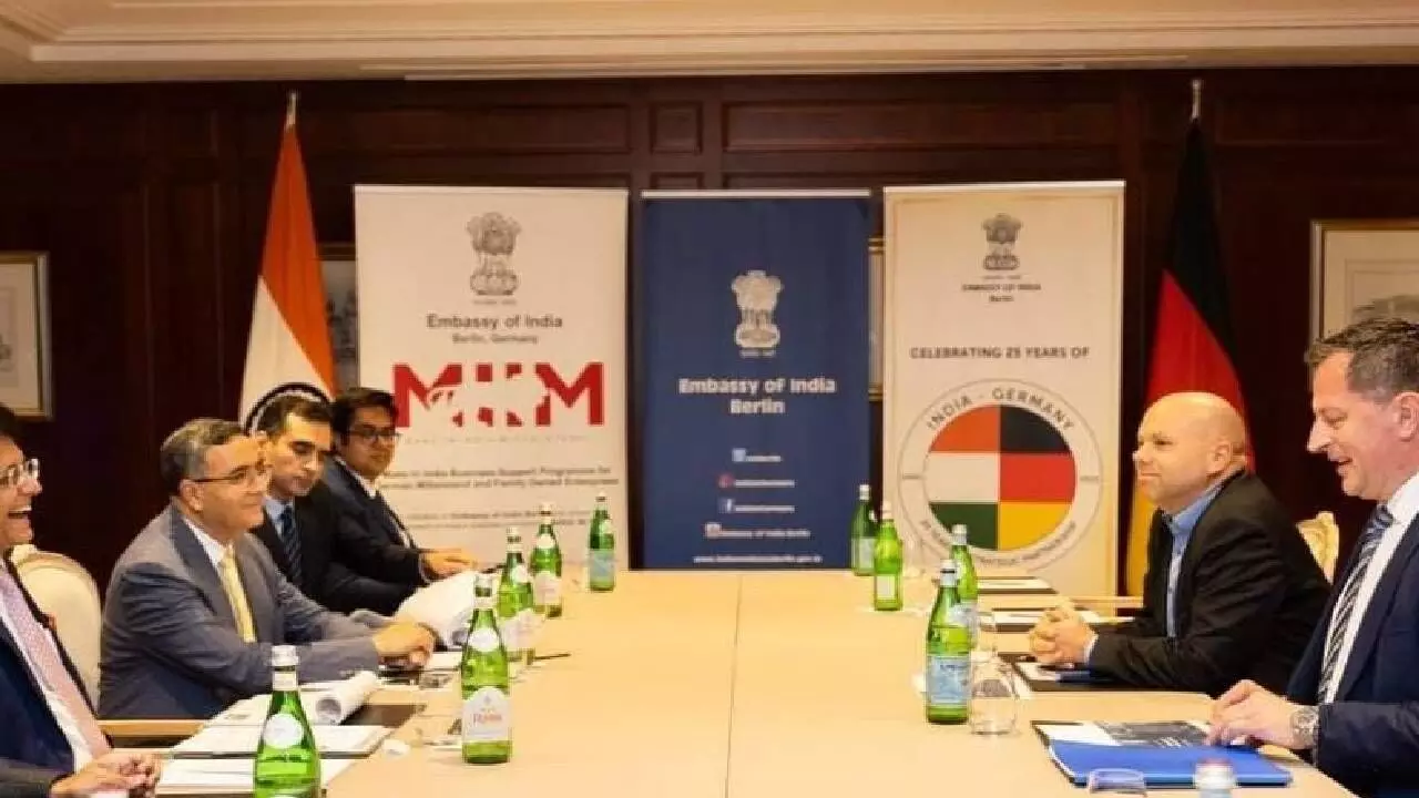 Piyush Goyal invites CEOs & industry leaders in Berlin Piyush Goyal invites CEOs & industry leaders in Berlin