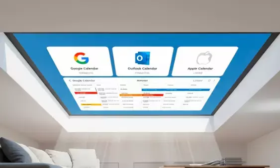 Digital Skylight Calendar Integration: How to Connect Google, Outlook & Apple