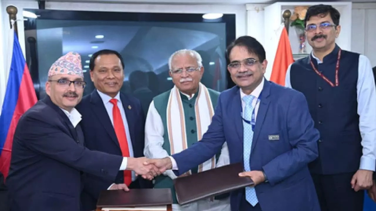 India and Nepal officials sign deal on cross-border powerlines