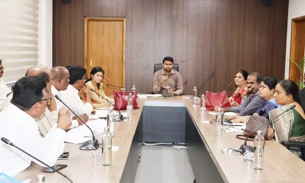 Preparations in Full Swing for Inauguration of Nursing College in Gadwal: Collector B.M. Santhosh Directs Officials to Complete Works Promptly